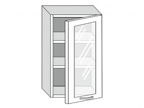 19.50.3 Шкаф настенный (h=913) на 500мм с 1-ой стекл. дверцей в Лангепасе - langepas.magazin-mebel74.ru | фото