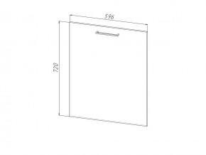 П 60 Комплект для посудомоечной машины 600 мм (цоколь + фасад) ЛДСП в Лангепасе - langepas.magazin-mebel74.ru | фото