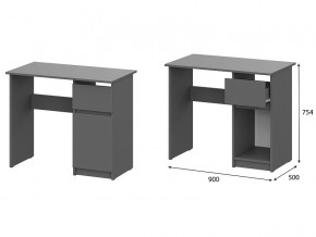 Стол письменный 900 Денвер Графит серый в Лангепасе - langepas.magazin-mebel74.ru | фото